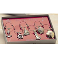 Marken Design Wine Charms Set - Nautical